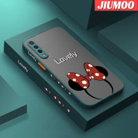 JIUMOO เคสสำหรับ Xiaomi A3 A3ไลท์เคสลายการ์ตูนน่ารักบางมีน้ำค้างแข็งโปร่งใสแข็งขอบสี่เหลี่ยมกันกระแทกปลอกซิลิโคนคลุมทั้งหมดป้องกัน Softcase