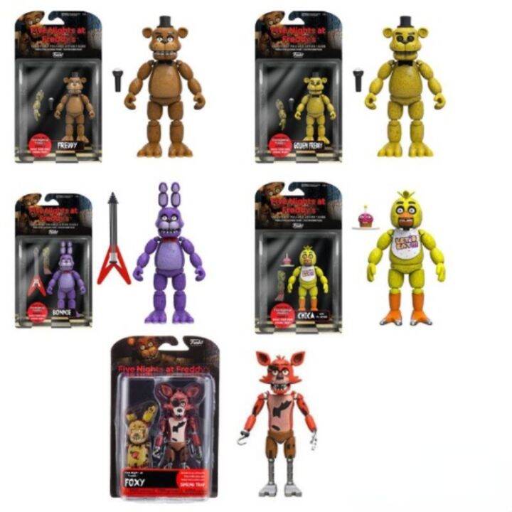 1ชิ้นใหม่หุ่นอะนิเมะห้าคืนที่-freddy-ถอดข้อต่อ-fnaf-น่ารัก-bonnie-หมีรูปการกระทำโมเดลพีวีซีของเล่นของขวัญ