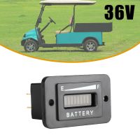 LED Battery Indicator Meter Gauge Waterproof Electric Vehicle Voltmeter for EZGO Club Car for Yamaha for Golf Cart Trucks