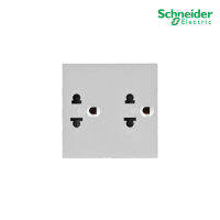 Schneider Electric เต้ารับคู่ 3 ขา พร้อมม่านนิรภัย สีเทา Double socket 3 Pin, Gray, Schneider รุ่น AvatarOn A รหัส M3T426UST2_GY สั่งซื้อได้ที่ร้าน PlugOn