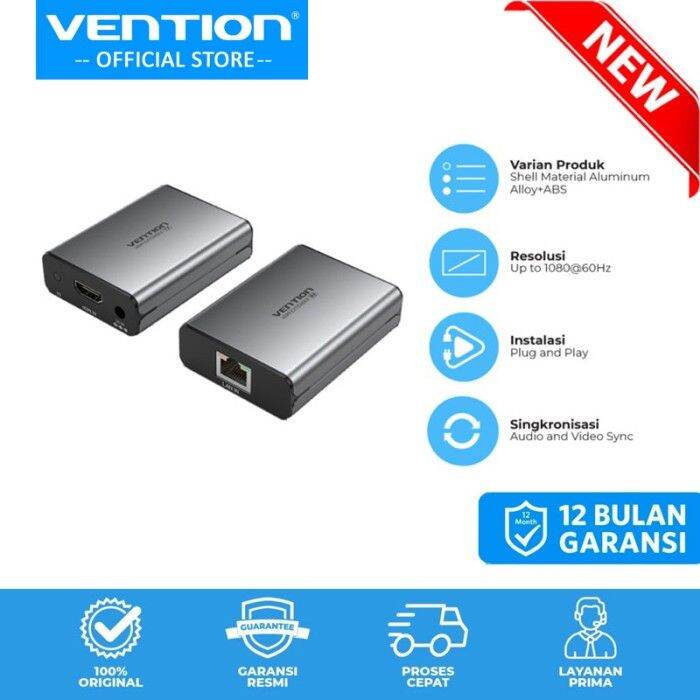 Vention HDMI Extender Over LAN Cable HDMI KVM Network Extender Lazada