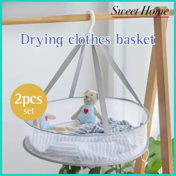 Cheap 1/2/3 Layer Hanging Mesh Drying Basket U-shaped Zipper Design Food  Fish Clothes Hanging Drying Net Outdoor Foldable Hanging Mesh Dryer