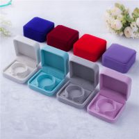 Velvet Bracelet Box High Quality Necklace Jewelry Storage Boxes Bangle Case Proposal Engagement Wedding Counter Display Packing