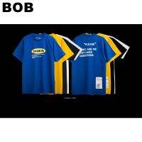 BoB-QWT22 23 24 25 IHEA เสื้อยืด 4 สี น้ำเงิน เหลือง ดำ ขาวSMLXL-3XL