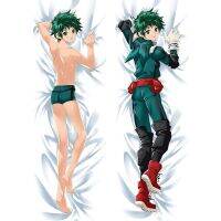 60x180 ซม. อะนิเมะ My Hero Academia Midoriya Izuku Dakimakura กอดร่างกาย ปลอกหมอน DIY เบาะ Otaku ชาย เครื่องแต่งกายคอสเพลย์