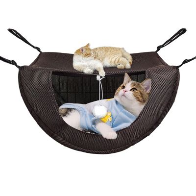 Cat Hammock Pet Cage Hanging Bed Breathable Mesh Cozy Kitten Hamster Sleeping House For Small Animal Guinea Pig Machine Washable Beds