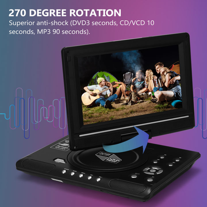 9-8inch-high-denifition-tv-dvd-player-portable-vcd-mp3-mpeg-viewer-with-game-handle-and-compact-disc