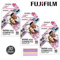 Fujifilm Instax MIni ฟิล์ม Confetti (10 ชิ้น/20 ชิ้น/30 ชิ้น) สำหรับ Fujifilm Instasx Mini 9 7 วินาที 8 กล้อง Mini Link 2 Liplay SP-1 SP-2