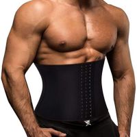 ผู้ชายเข็มขัด Neoprene Man Shaper ชายเทรนเนอร์เอว Cincher Corset Men Body Modeling เข็มขัด Tummy Slimming สายคล้องฟิตเนส Shapewear New