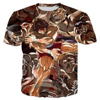 Anime Baki the Grappler Mens Men/women New Fashion Cool 3D Printed T-shirts Casual Style Tshirt Streetwear Tops Dropshipping