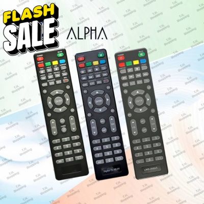 Alpha รีโมททีวี LCD/LED ยี่ห้อ Alpha #รีโมททีวี  #รีโมทแอร์  #รีโมท #รีโมด