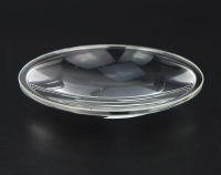 107mm Diameter Optical Glass Aspheric LED Focal Length 135mm Plano Convex Lens For LED Magnifying Glass