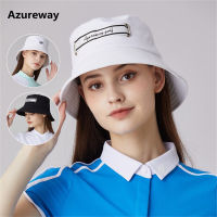 Azureway ฤดูร้อนผู้หญิง UV-proof Golf หมวกชาวประมงหญิง Breathable BUCKET หมวกกว้าง brim หมวกกีฬากลางแจ้ง Suns 1creen capcreen