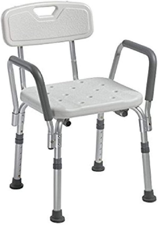 drive-medical-12445kd-1-knock-down-bathroom-bench-with-back-and-removable-padded-arms-white