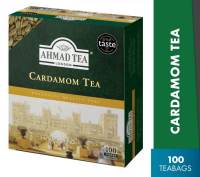 ชา Ahmad Tea Cardamon Tea ขนาด 100 ซอง ( 100 Teabags,Halal Certified)