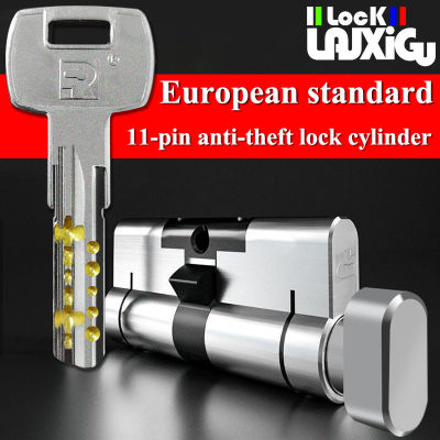 มาตรฐาน Eropah Berkualiti Tinggi Kunci Silinder 11-Pin Anti-Kecurian Silinder Pintu Masuk Pintu Kunci Pintu Silinder Kunci Luar
