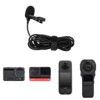 ∈✹❁ Type-C Lavalier microphone no need mic adapter For Insta360 /R/Rs Action 3/2 hi-fi sound noise reduction camera Accessories