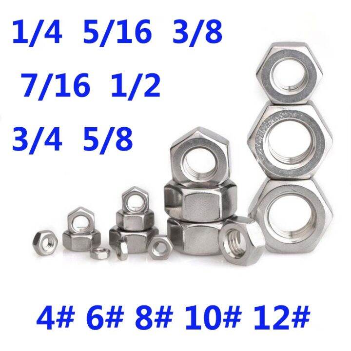 32 10#-24 1/4-20 5/16-18 3/8-16 304 Stainless