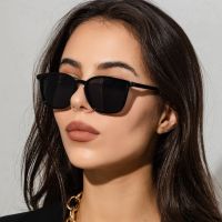 【LZ】❍♞  2023 New Fashion Sunglasses Women Brand Designer Retro Rectangle Sun Glasses Female Ins Popular Colorful Vintage Square Eyewear