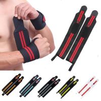 [Rear Waves]ยกน้ำหนักสายรัดข้อมือยืดหยุ่นระบายอากาศ WristBandage GymWeightlifting Powerlifting ข้อมือรั้งสายรัดสนับสนุน