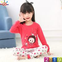 K185 ชุดนอนเด็ก ชุดนอนเด็กสไตส์เกาหลี ลายเด็กผู้หญิง [100% COTTON] By Superkidz