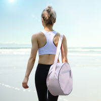 Yoga Circle Bag Pink Women Large Capacity Yoga Wheel Backpack For Pilates Gym Fitness Euitpment Sports Case Brick Bags