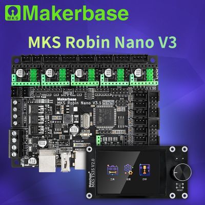 Makerbase MKS Robin Nano V3 Eagle 32Bit 168Mhz บอร์ดควบคุม F407 3D ชิ้นส่วนเครื่องพิมพ์หน้าจอ TFT USB พิมพ์