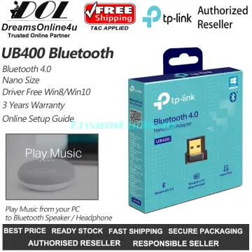 Adaptador Bluetooth 4.0 Usb Nano Tp-Link Ub400 Para Notebook Pc