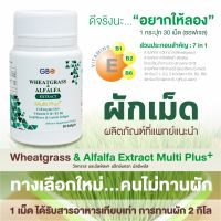 ** ขายราคาส่ง ** ผักเม็ด (1 กระปุก 30 เม็ด) Wheatgrass &amp; Alfalfa Extract Multi Plus+ Q10