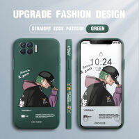 (คลังสินค้าพร้อม) เคสโทรศัพท์เซลล์สำหรับ OPPO A93 2020 /OPPO Reno 4F เคสโทรศัพท์สำหรับเด็กหญิงเด็กชายอะนิเมะ Roronoa Zoro เคสขอบด้านข้างน้ำกล้องปกป้องฝาหลัง