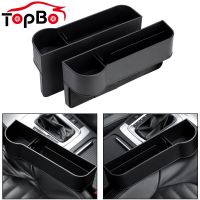 Hot CarAuto Seat Crevice Gaps Storage Box Organizer For Wallet Phone Cigarette Slit Pocket Car Storag Box Accessories