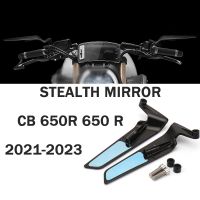 2021-2023 For Honda CB 650R 650 R 360° Adjustable Rearview Rear View Aluminum CB650R Accessories Motorcycle Stealth Mirror