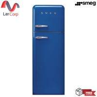 [0% 10 เดือน] (Smeg) ตู้เย็น Smeg 50s retro รุ่น FAB30RBE5 สีน้ำเงิน