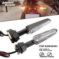 Call☫☽สัญญาณไฟเลี้ยว LED ไฟกระพริบรถมอเตอร์ไซด์สำหรับ KAWASAKI ER6N NINJA 650 400 1000 1000SX 300ไฟไฟกระพริบแสดงสถานะ H2 NINJA HX SX