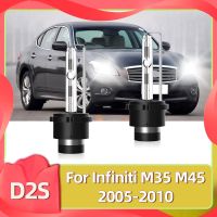 Roadsun ชุดไฟหน้าซีนอนซ่อน2ชิ้นหลอดไฟอัตโนมัติ35W D2s 6000K สำหรับ Infiniti M35 M45ไฟหน้า2005 2006 2007 2008 2009 2010