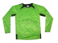 High qual European yards as Uhlsport goalkeeper tops of longmen jersey fluorescent green unlined upper garment export South America Brazil