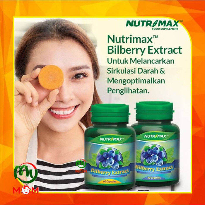 Bpom Nutrimax Bilberry Extract 30S / Vitamin Mata / Vitamin Katarak