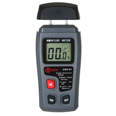 Fansline- Wood Moisture Test Moisture Meter 4โหมดแบบพกพา Hygrometer Pin ประเภทไม้ความชื้นเครื่องมือมือถือ Water Leak Detector จอแสดงผล LCD