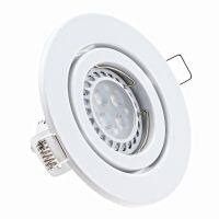 【LZ】●  Recesso LED teto Spotlight Frame Spot Light ajustável Bases de luz Fitting Lâmpada MR16 Guarnas Titulares Round GU10