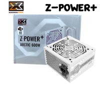 600W (WHITE) POWER SUPPLY (อุปกรณ์จ่ายไฟ) XIGMATEK Z-POWER+ 230V FAN120MM. multi gpu support6+2pin - 5Y