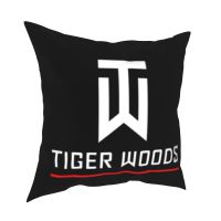 Tiger Woods Golf Home Decor Pillowcase Casual Couch Chair Waist Car Computer Bed Sofa Throw Polyester Pillow Case Bedroom Office（45cm x 45cm）