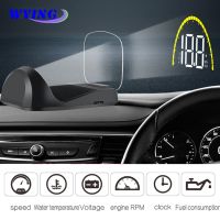 ◎ WYING Arrival C700 C700S OBD2 Car HUD OBD II HD Head-Up Speed Display Voltage Water Temperature Overspeed RPM Alarm For Car