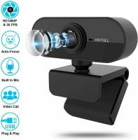 Full 1080P HD USB Webcam for PC Desktop &amp; Laptop with Microphone Web Camera 360°