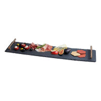 Artesa Serving Platter w/handles Slate/Copper ถาดหินเสิร์ฟอาหาร รุ่น ARTPLATTERCOP