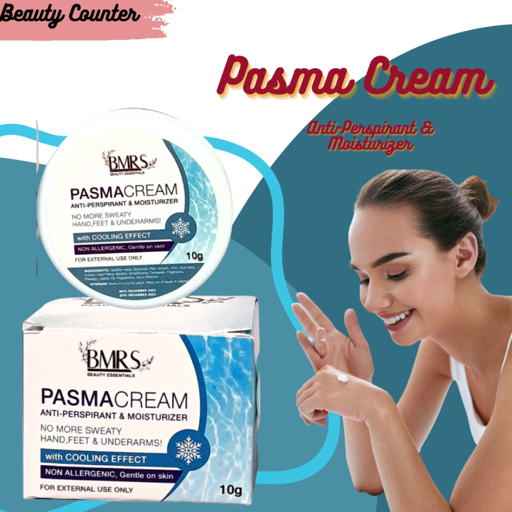 ORIGINAL BMRS PASMA CREAM With Cooling Effect 10g [for Sweaty HANDS ...