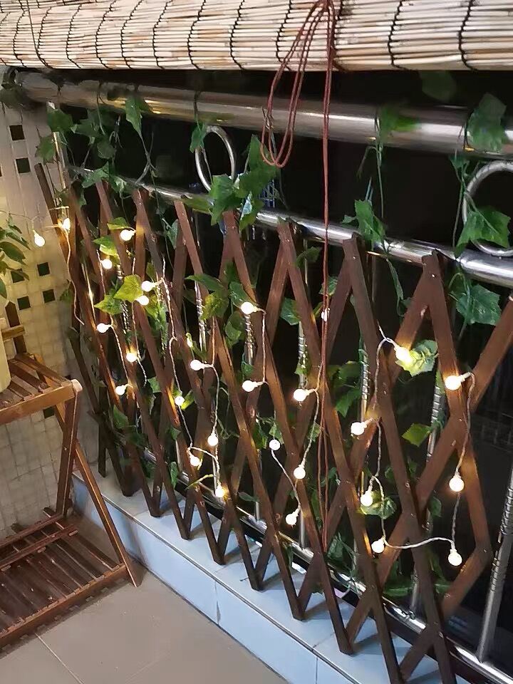 SOKANO AP006 210cm Artistic Plants (78-82 Pcs Leaf) Simulation Wall Climbing Vines Green Leaf Ivy Leaf 1 Long Pcs DIY for Home Decor Wedding Party Bar Restaurant Garden Balcony Decoration Hiasan Rumah