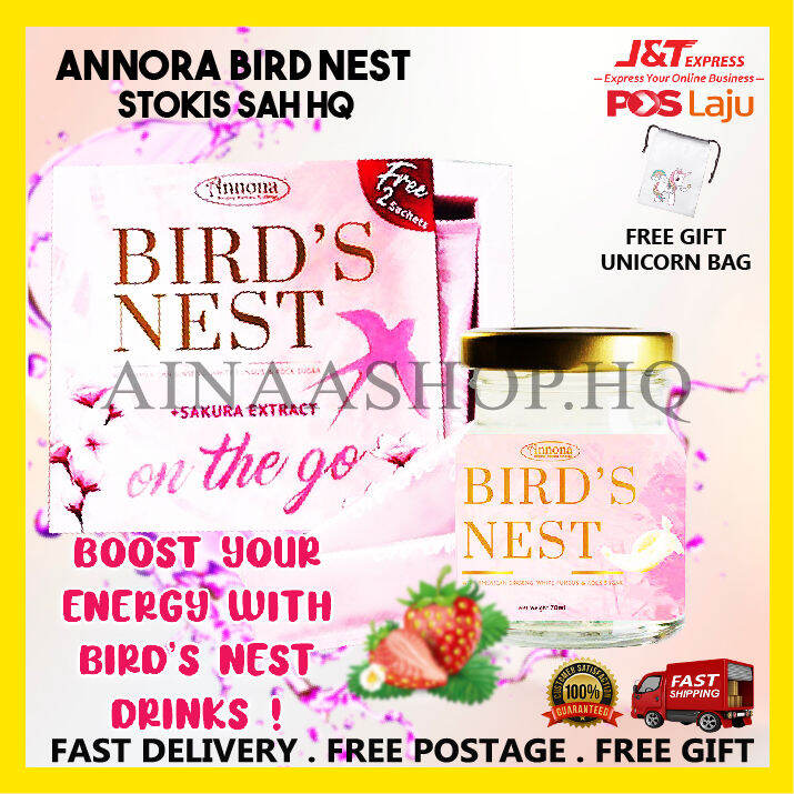 Annona Bird nest on the go with extract sakura ekstrak minuman sarang