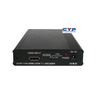 CYP HDMI TO HDMI REPEATER WITH AUDIO DECODER รุ่น CLUX-11SA ขยายสัญญาณได้ไกลถึง 20/15 เมตร CLUX11SA