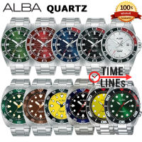 ALBA QUARTZ  ของแท้ รุ่น AG8L87X AG8L89X AG8L91X AG8L97X AG8L99X AS9M87X AS9M89X AS9M95X AS9M99X นาฬิกาผู้ชาย ใช้ถ่าน ประกันศูนย์ 1 ปี