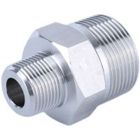 M5 M6 M8 M10 M12 M14 M16 M18 M20 Metric Thread 304 Stainless Steel Hex Nipple High Pressure Pipe Fitting Connector Coupler Pipe Fittings Accessories